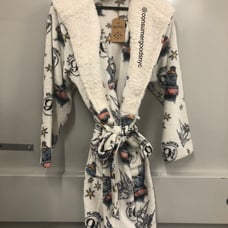 Wizarding World of Harry Potter Hogwarts Platform 9 3/4 Bathrobe UNISEX- Small
