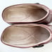 Easy Spirit Sejig Leather Clogs Wedge Mules Brown Metal Buckle Center Seam 9M