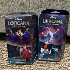 DISNEY LORCANA TCG RISE OF THE FLOODBORN DECKS -SET- SEALED - NEW IN HAND