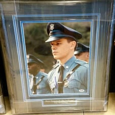 Matt Damon signed framed 11x14 photo PSA