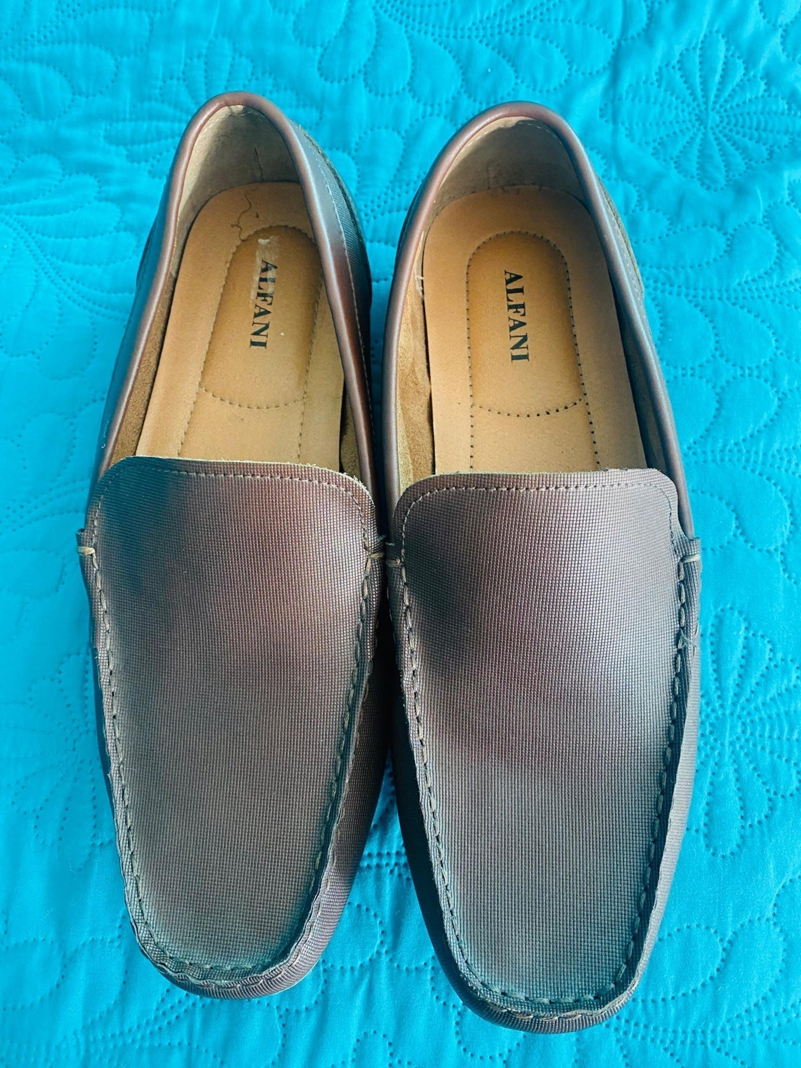 ALFANI men shoes (BROWN 11.5)