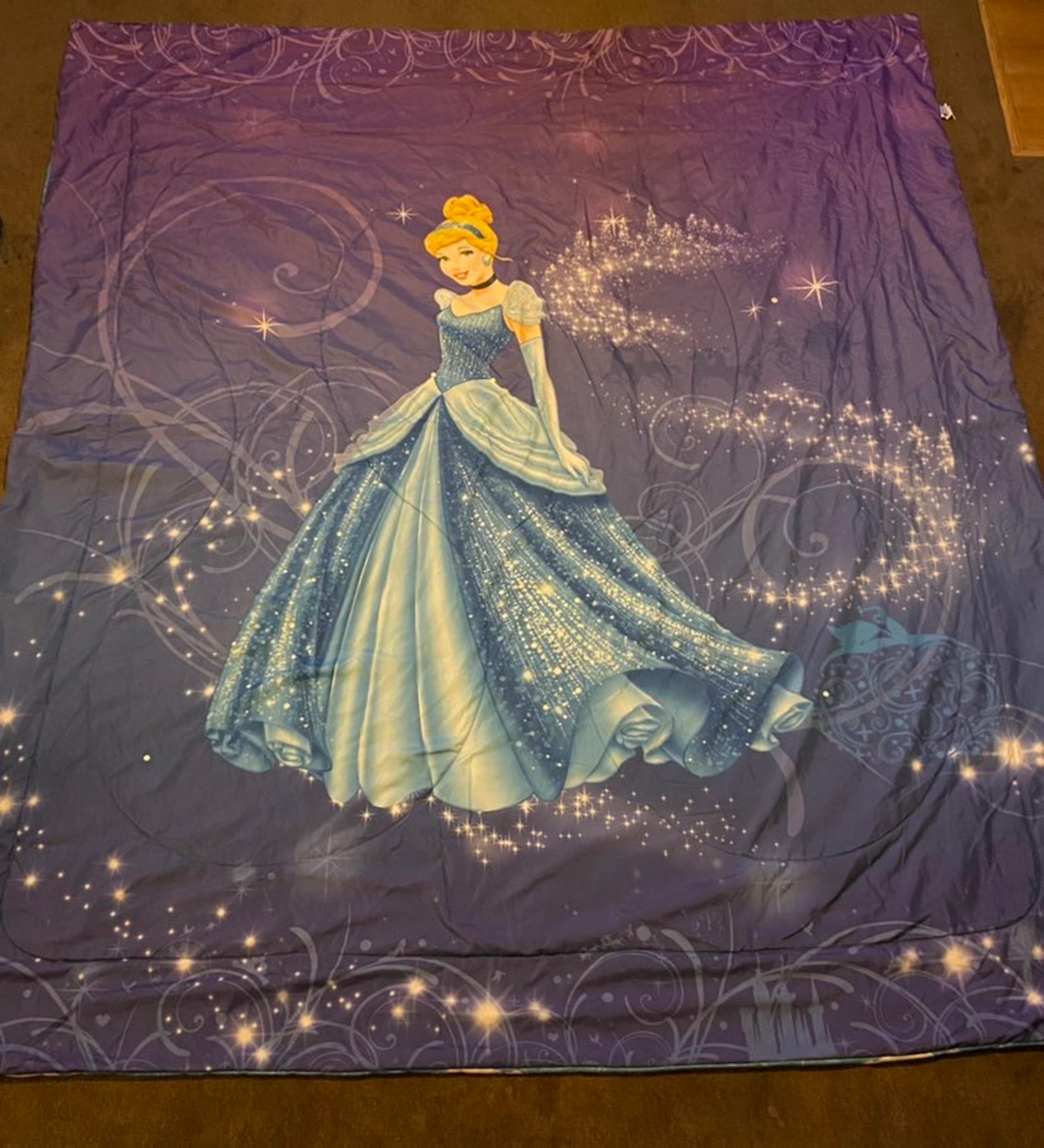Disney HTF Cinderella Comforter Twin