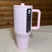 PINK GINGHAM Hydrojug 32oz TRAVELER