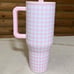 PINK GINGHAM Hydrojug 32oz TRAVELER