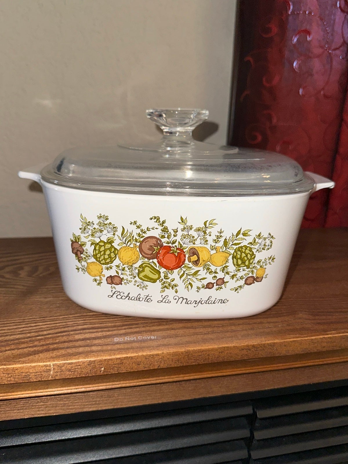 CorningWare Spice of Life Casserole Dish 3qt with Pyrex Lid A-9-C