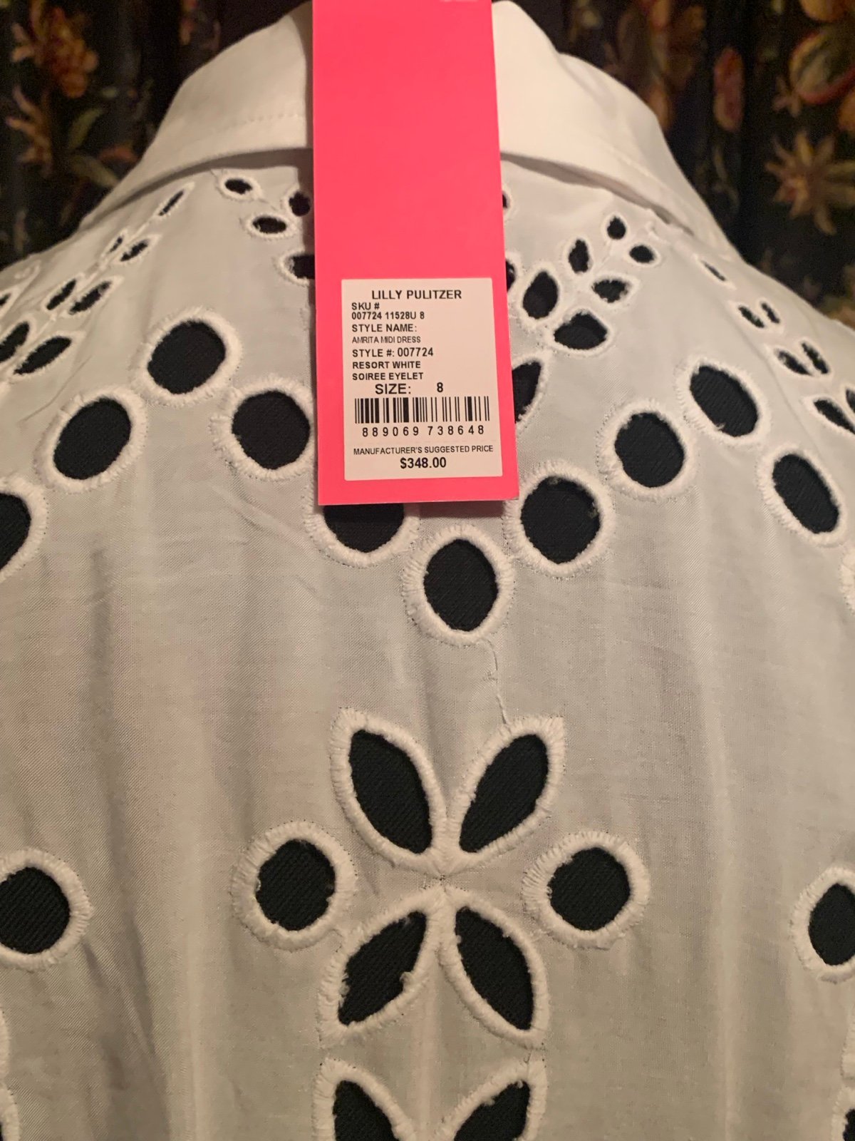 Lilly Pulitzer White Eyelet Dress