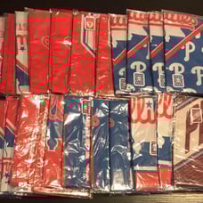 Philidelphia Phillies Bulk Lot Garden Flags 23pcs