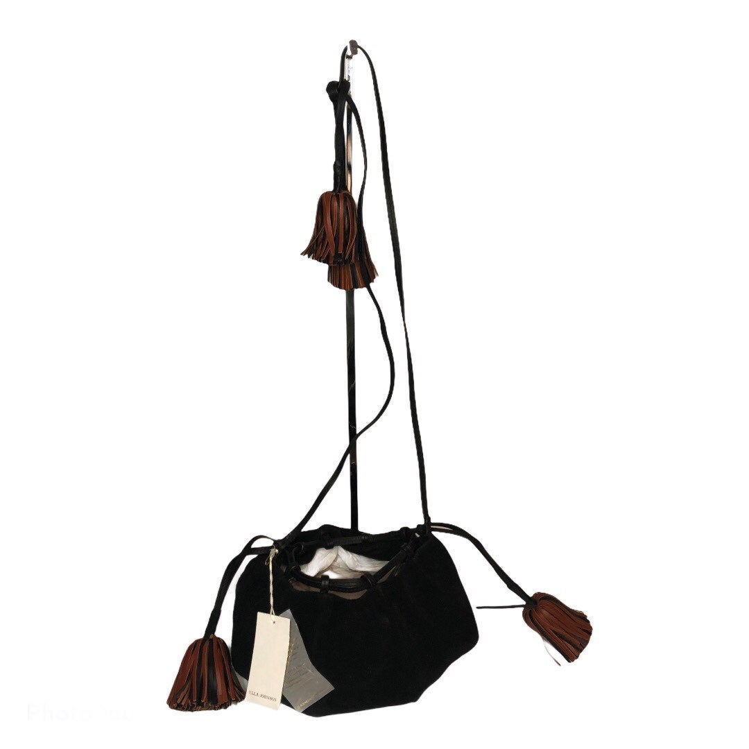 Ulla Johnson Brea black shoulder tassel