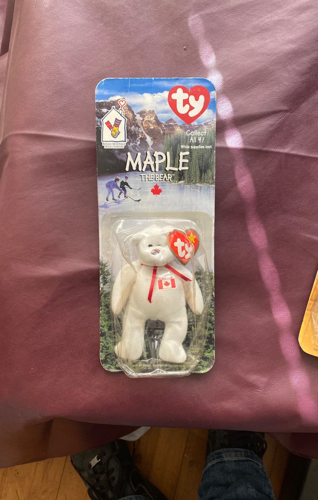 Maple the bear beenie babies