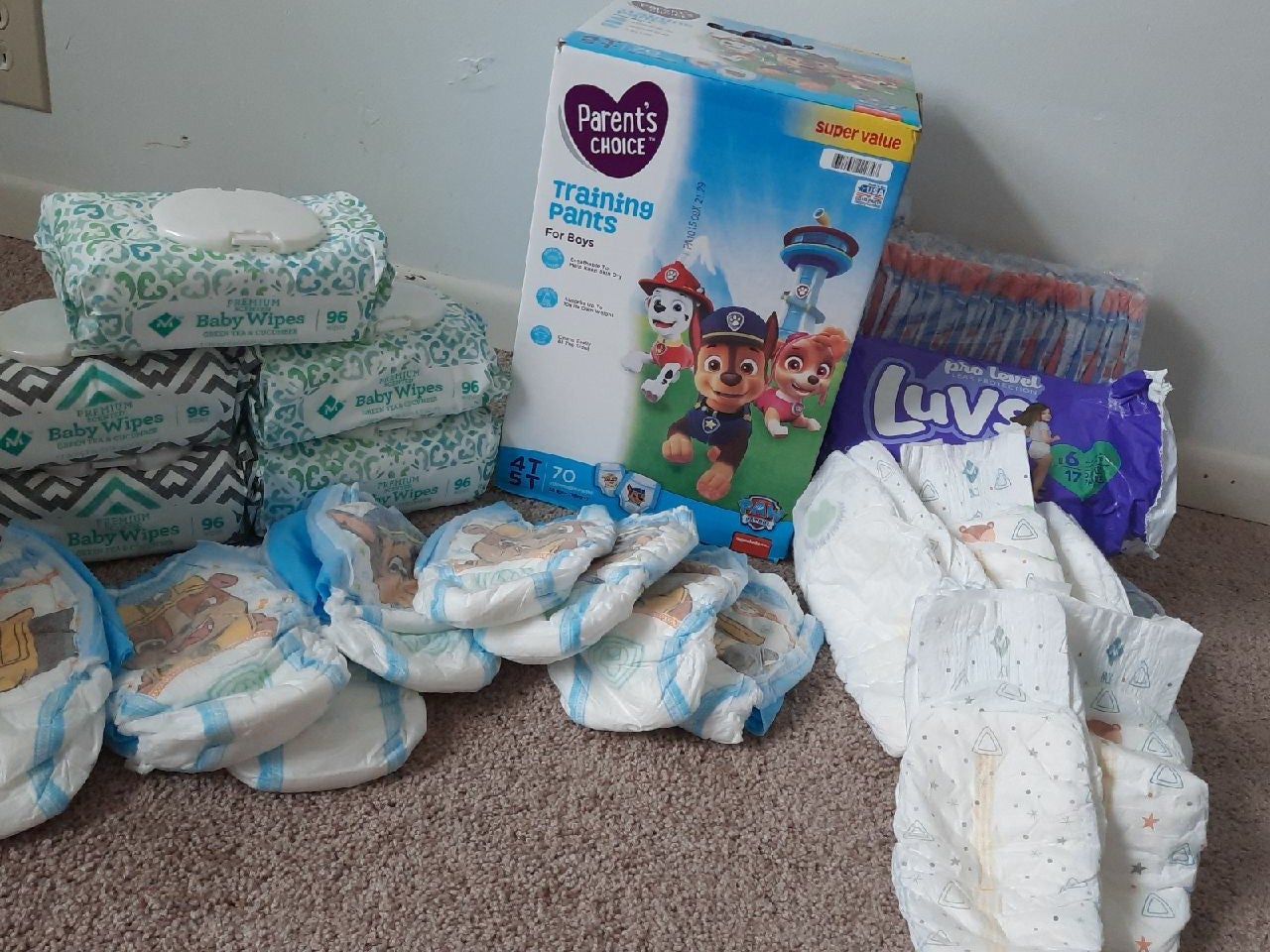 Diapers size 6