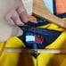 Vintage 90s Tommy Hilfiger Quarter Zip Fleece Yellow Size 2XL