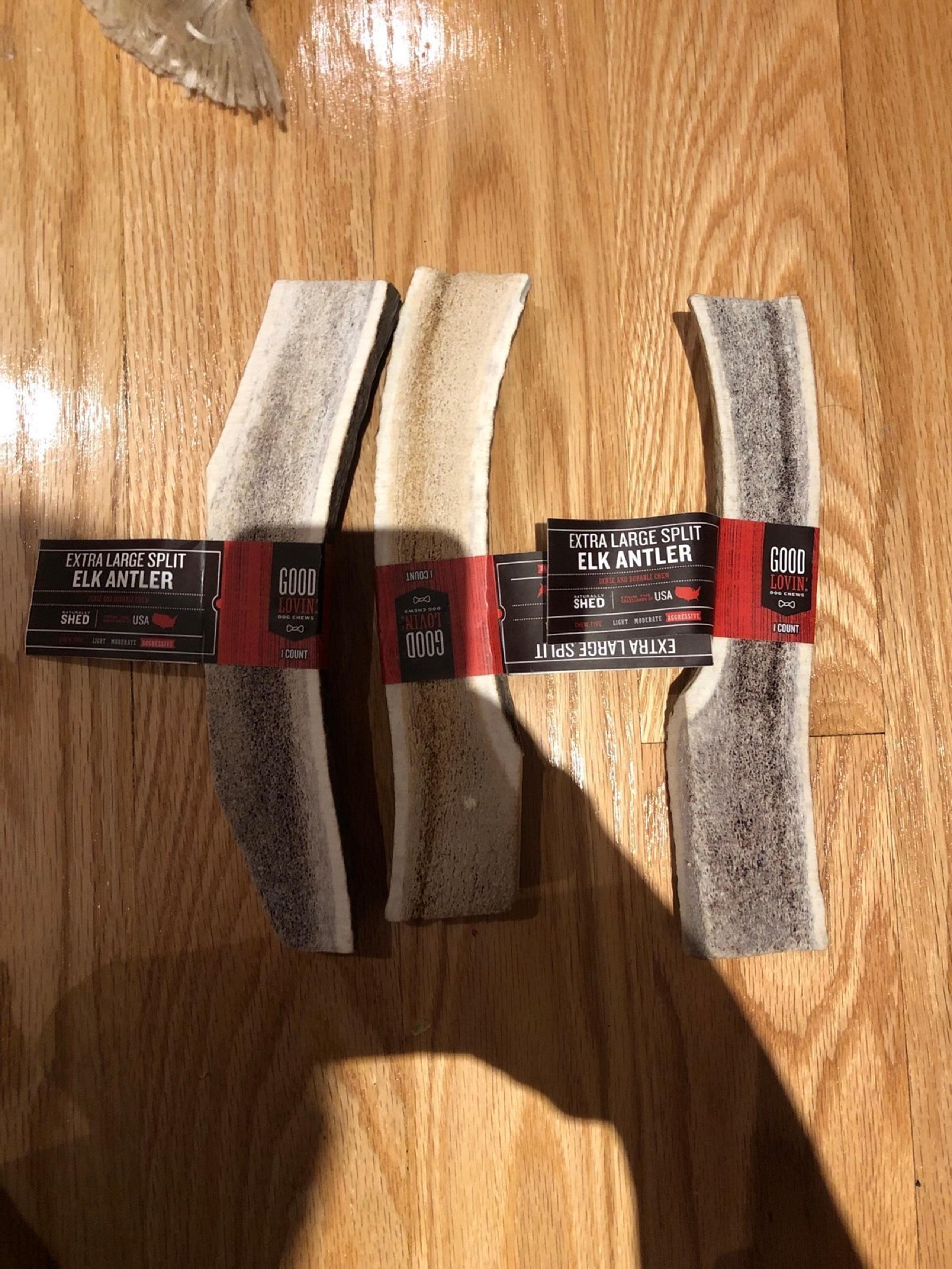 Good Lovin' Naturally Shed Split Elk Antler X-Large Dog Chew,