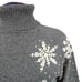 Eddie Bauer Angora Turtleneck Snowflake Embroidered Sweater Size Small D72