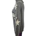 Eddie Bauer Angora Turtleneck Snowflake Embroidered Sweater Size Small D72