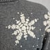 Eddie Bauer Angora Turtleneck Snowflake Embroidered Sweater Size Small D72