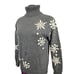 Eddie Bauer Angora Turtleneck Snowflake Embroidered Sweater Size Small D72