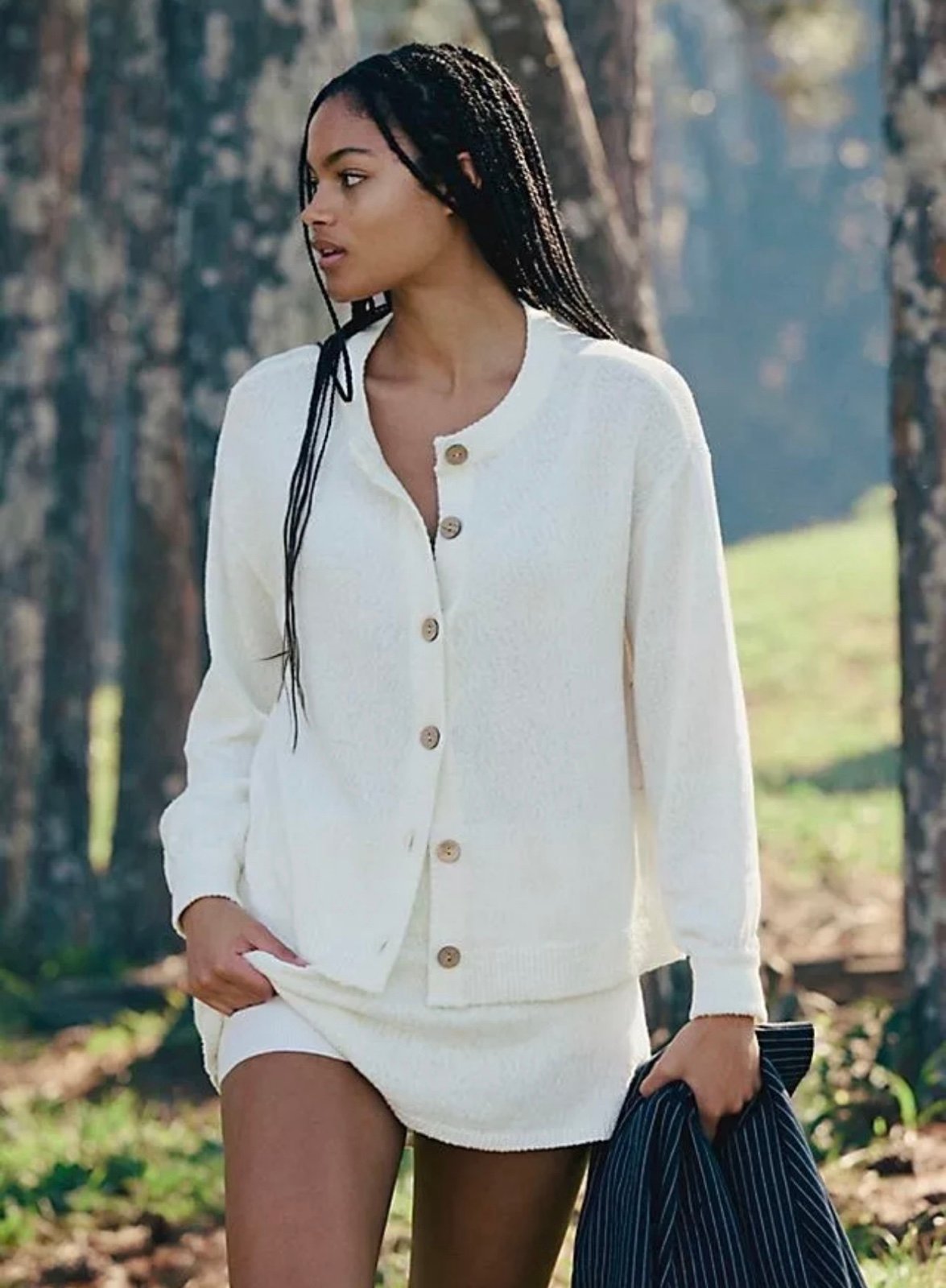 NWOT size Medium Free People Ameena Sweater Skort set