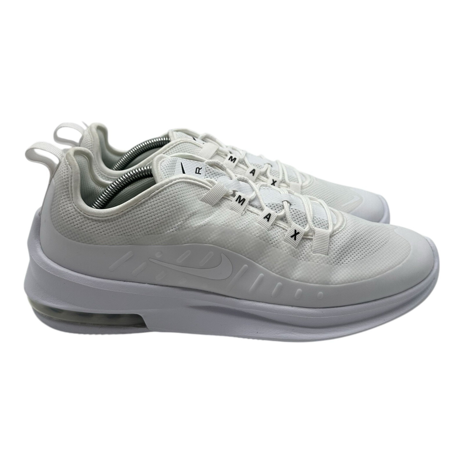 Nike Air Max Axis Running Shoes Women's Size 12 White/White Sneakers AA2168-100