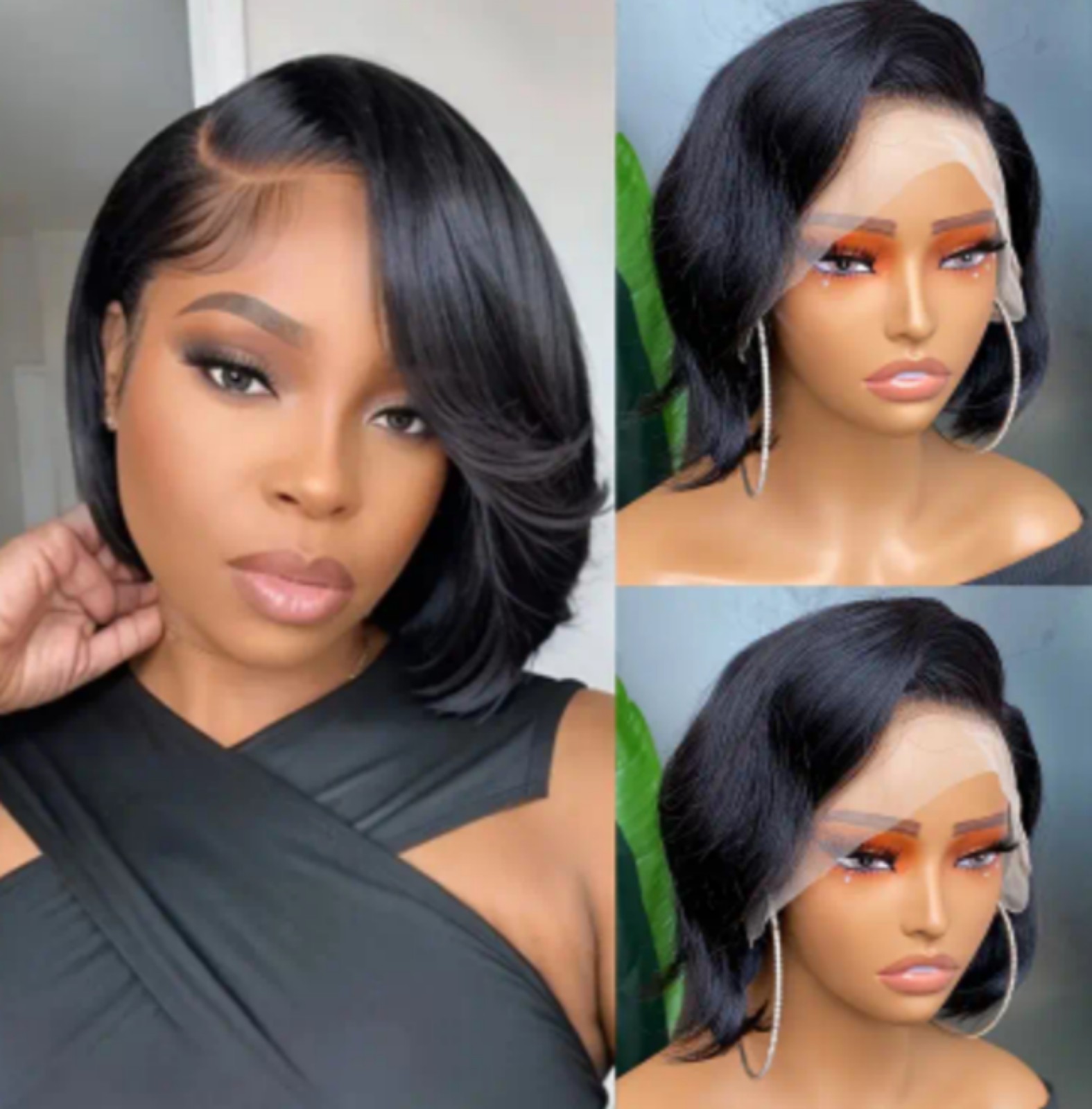Brazilian Human Hair Lace Front Wig