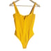L*Space Pointelle Rib Cha Cha One Piece Orange Swimsuit Size 8
