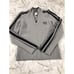 Vintage 90s Armani Exchange Wool Blend 1/4 Zip Pullover Men's S Gray Long Sleeve