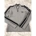 Vintage 90s Armani Exchange Wool Blend 1/4 Zip Pullover Men's S Gray Long Sleeve