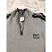 Vintage 90s Armani Exchange Wool Blend 1/4 Zip Pullover Men's S Gray Long Sleeve