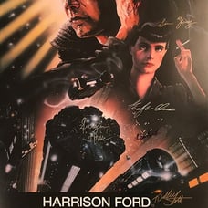 BLADE RUNNER Signed Movie Poster