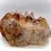 RARE Sunset Hematite Phantom Quartz Crystal Cluster Indonesia Red Orange Gold
