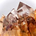 RARE Sunset Hematite Phantom Quartz Crystal Cluster Indonesia Red Orange Gold