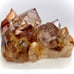 RARE Sunset Hematite Phantom Quartz Crystal Cluster Indonesia Red Orange Gold
