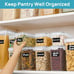 Vtopmart Airtight Food Storage Containers Set with Lids, 15pcs BPA Free Plastic