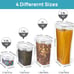 Vtopmart Airtight Food Storage Containers Set with Lids, 15pcs BPA Free Plastic