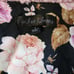 For Love and lemons floral pink black Puffer Jacket