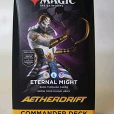 Magic the gathering Aether drift commander deck eternal might box