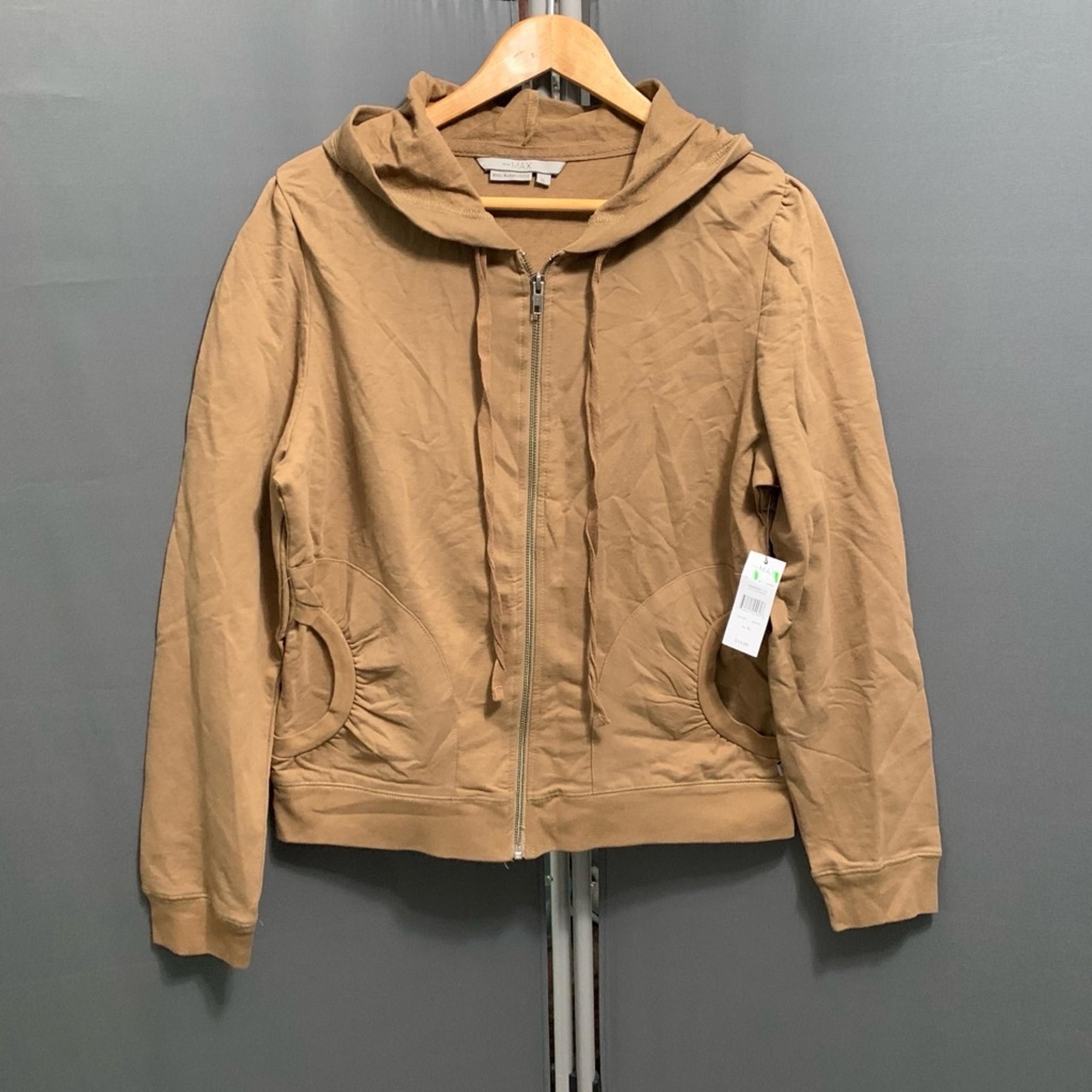 B16-NEW! Women's Hoodie Jacket XL Camel - To the Max