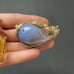 Vintage Mouse & Fish Colorful 3D Plastic Gold Tone Brooches *RARE*