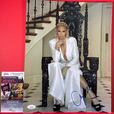 WWE NXT Charlotte Flair Autographed 11x14 Photo Y Signed Wrestlemania JSA COA