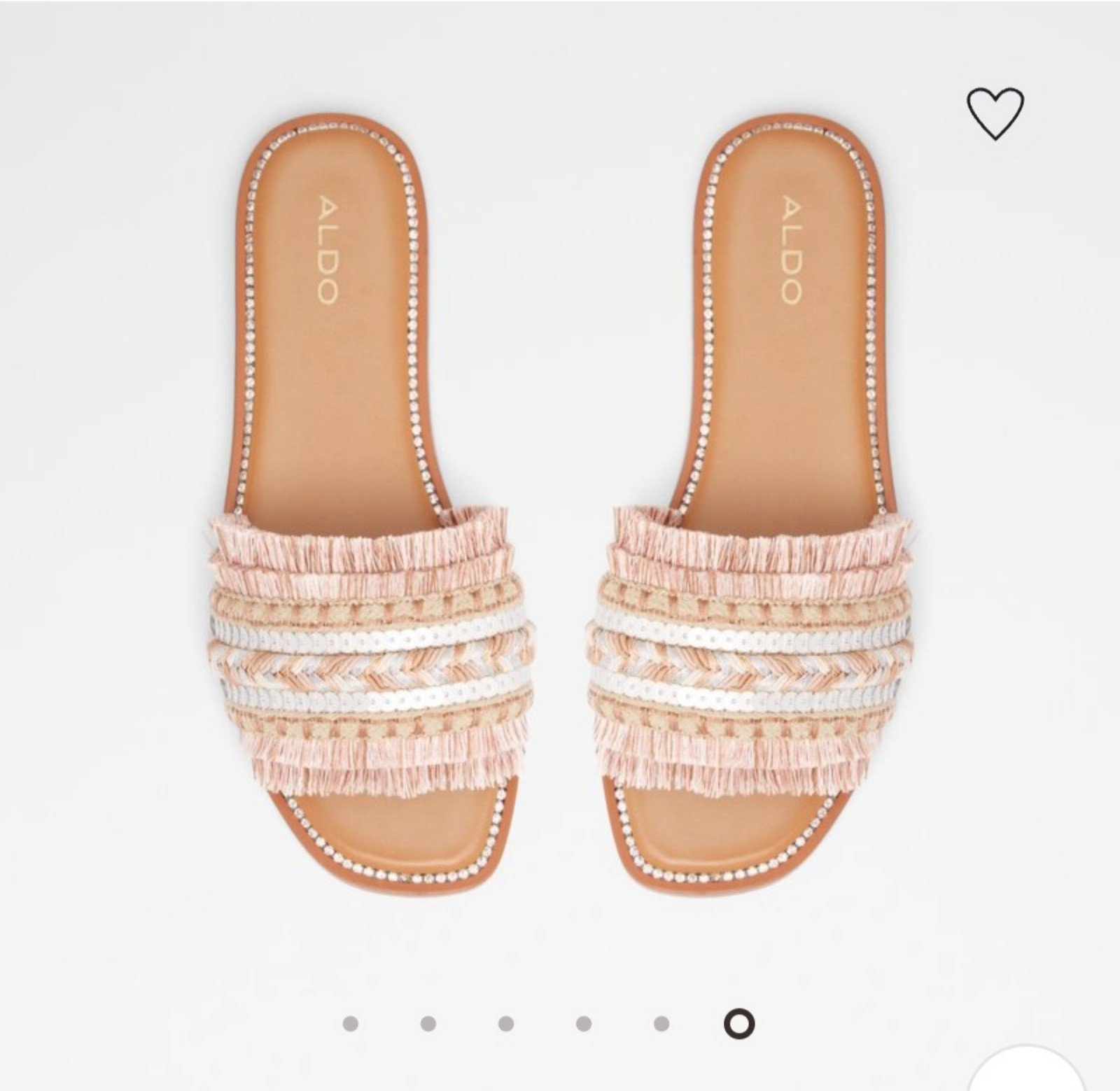 ALDO, size7, Pink Bohemian Sandals, NEW |Free Shipping