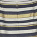 J. Crew Factory Shiny Striped Mini Skirt Gold Blue 2