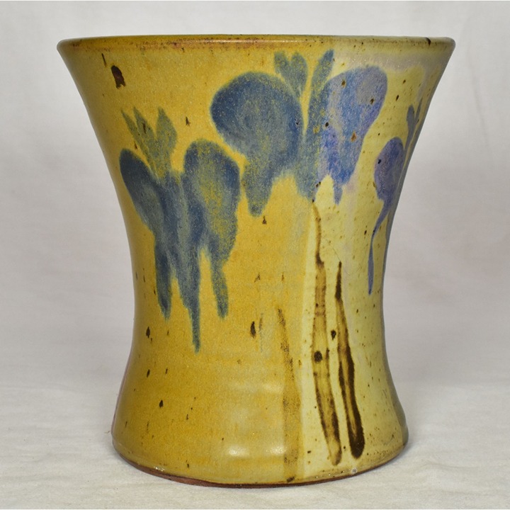 Creitz Ceramic Handmade Pottery Wide Mouth Vase Signed