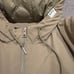 A.P.C. Khaki Hooded Mod Coat Size M