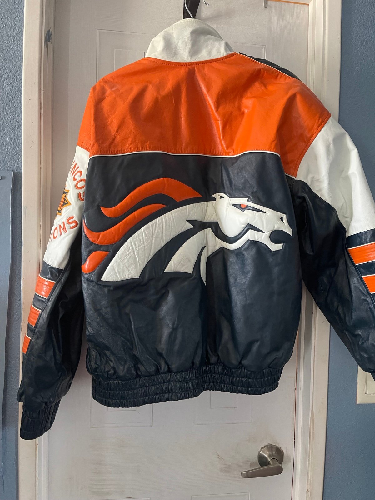 Denver Bronco Leather Jacket