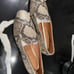 Brand new without box Coach Utopia Leather Snakeskin print flats