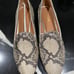 Brand new without box Coach Utopia Leather Snakeskin print flats
