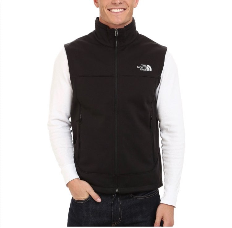 The North Face Men’s Black Fleece Vest