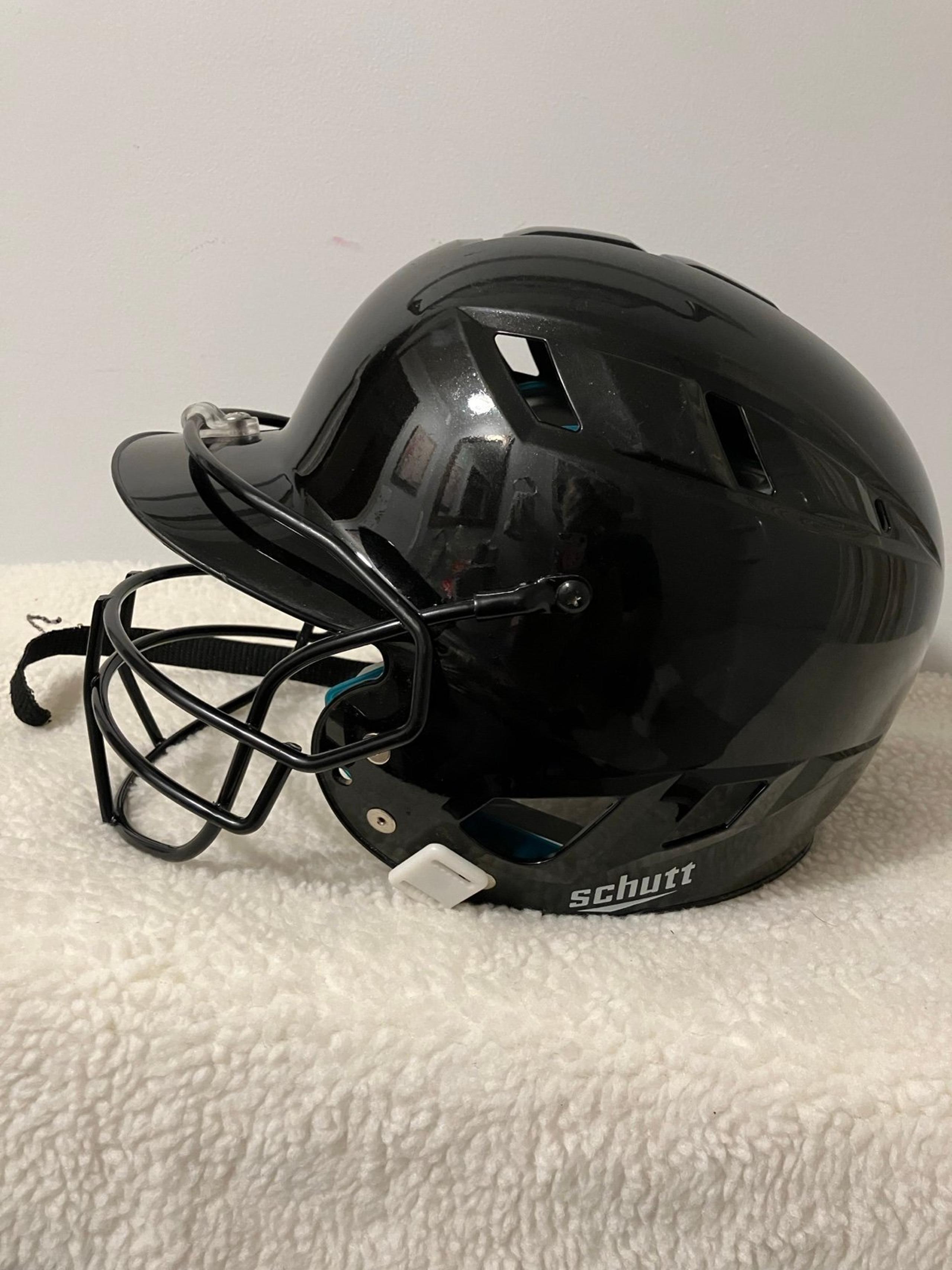 Schutt 3111 S0 SSMC FAB Youth Baseball/Softball Black Helmet w/Facemask