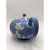 VTG Wedgwood England Blue Jasperware Teapot Porcelain