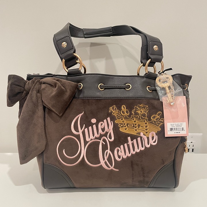 NWT Juicy Couture Daydreamer Brown Tote