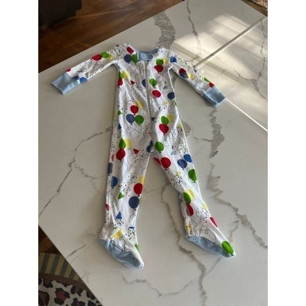 The Beaufort Bonnet Company TBBC Balloon Knox Night Night Footed Pajamas 0-3